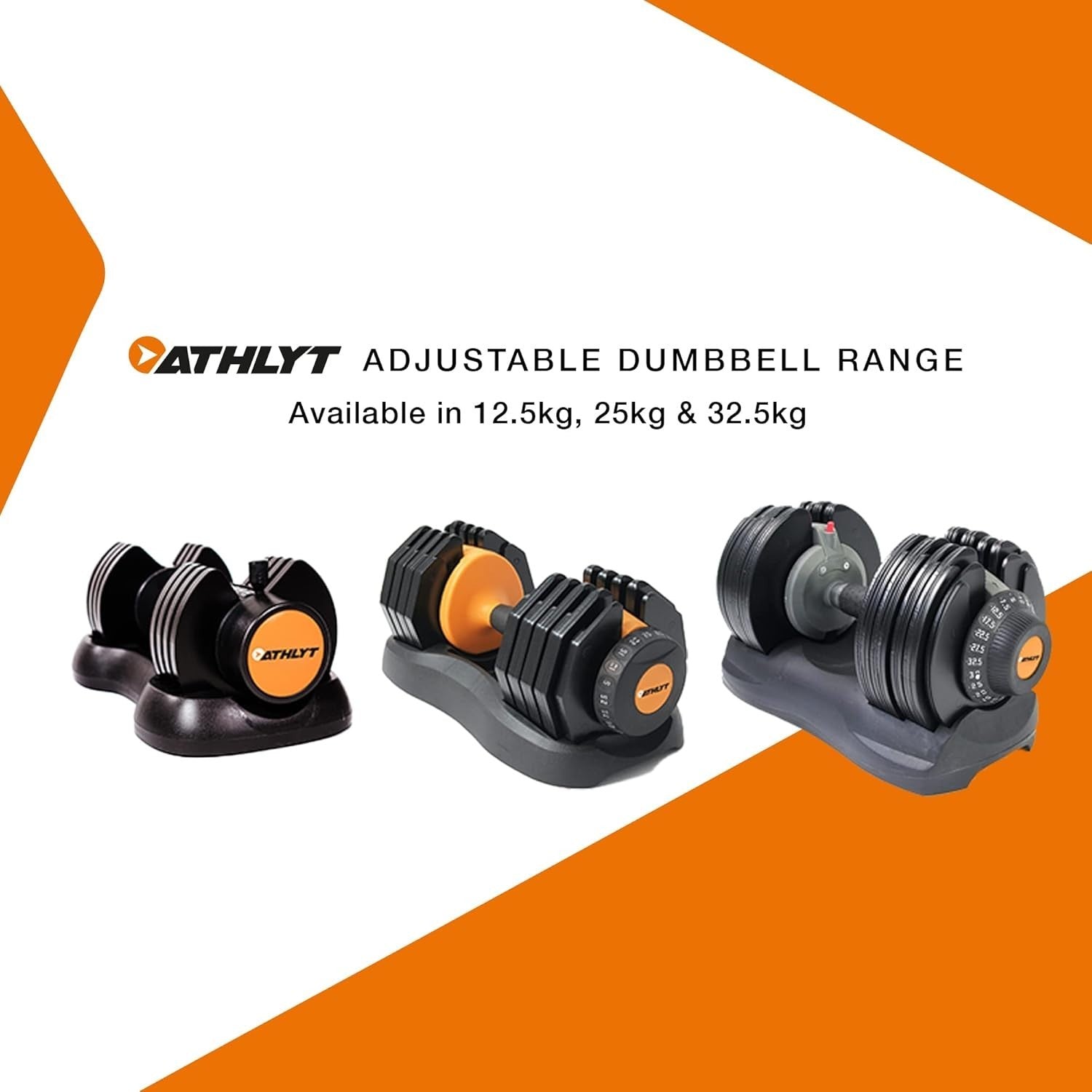 Single Adjustable Dumbbell 2.5–12.5kg Compact Home Workout Weight