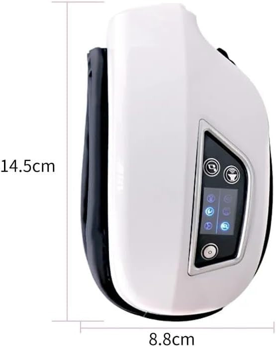 Heated Eye Massager Airbag Vibration Bluetooth Migraine Relief