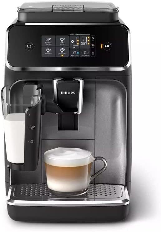Bean to Cup Coffee Machine | LatteGo Milk Frother | 15 Bar Pump