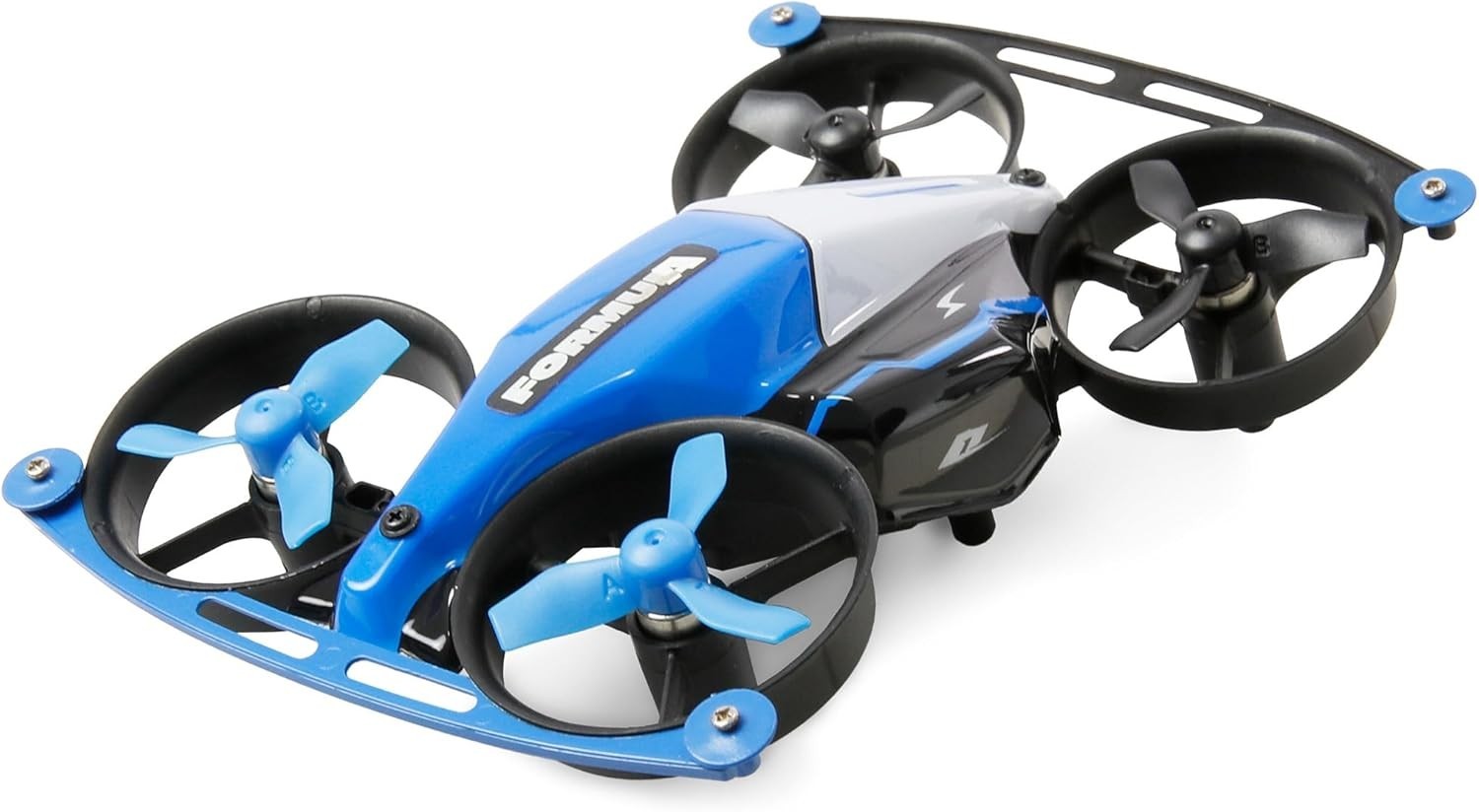 2-in-1 Race & Flight Drone Set with Track, LED Lights & Remote Control Toy