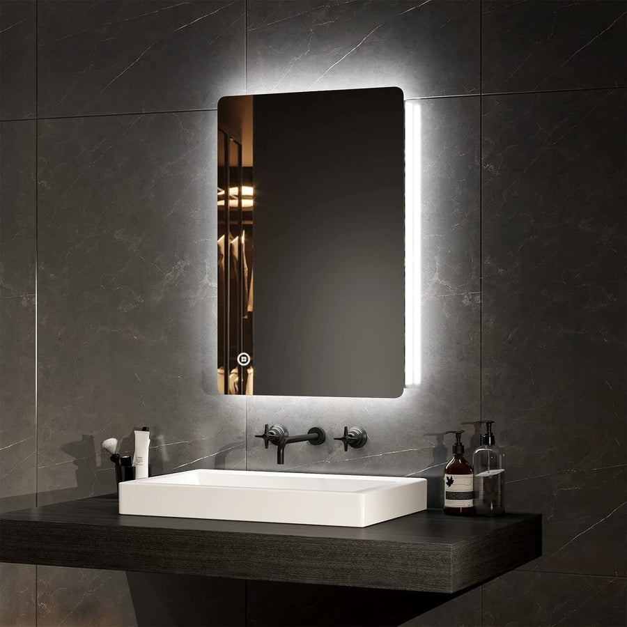 LED Bathroom Mirror 400x600mm Anti-Fog Wall Vanity Mirror with Lights