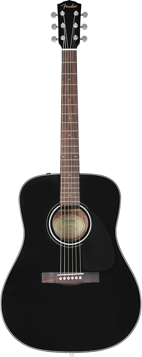 Dreadnought Acoustic Guitar Black Walnut Fretboard Steel String