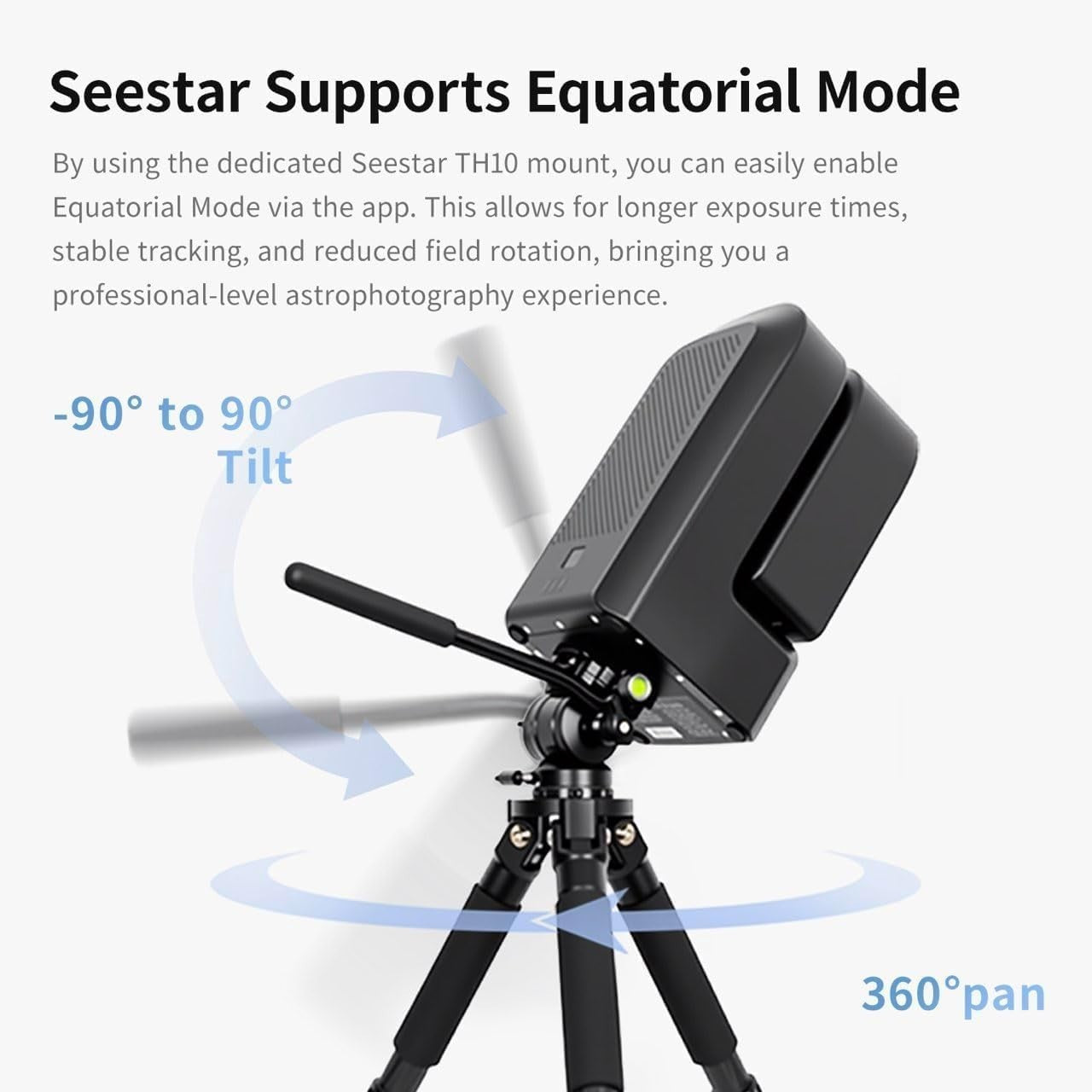 Black  Seestar S50 Smart Digital Telescope All-in-One Autofocus
