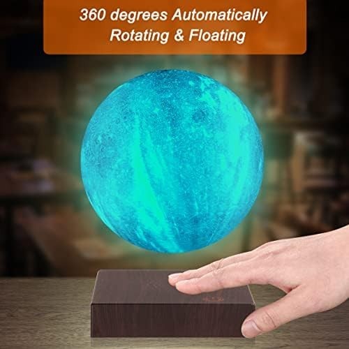 Levitating Galaxy Moon Lamp 16-Color Floating LED Light with Remote Control
