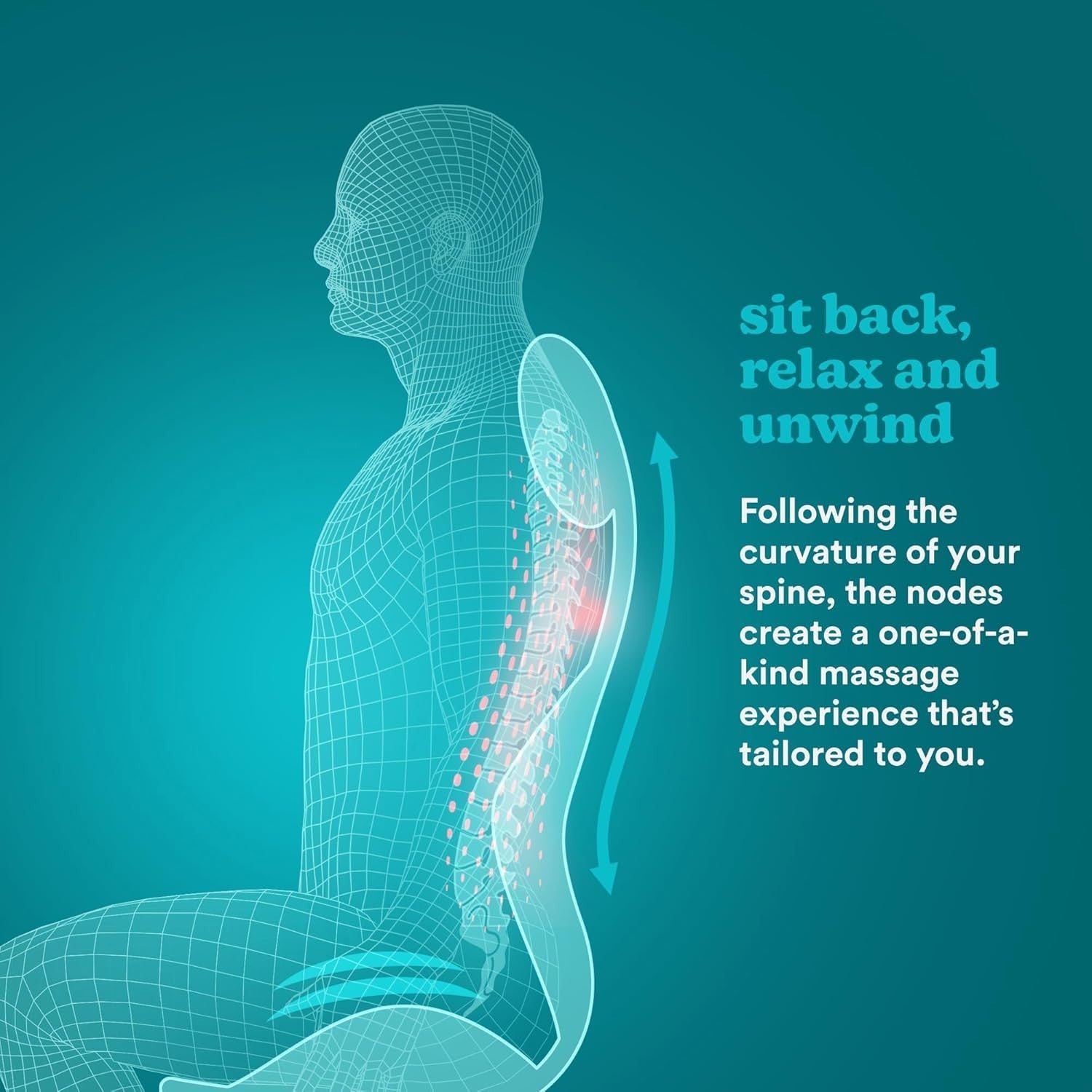 Heated Massage Chair Pad Deep Kneading for Back, Neck, Legs & Shoulders