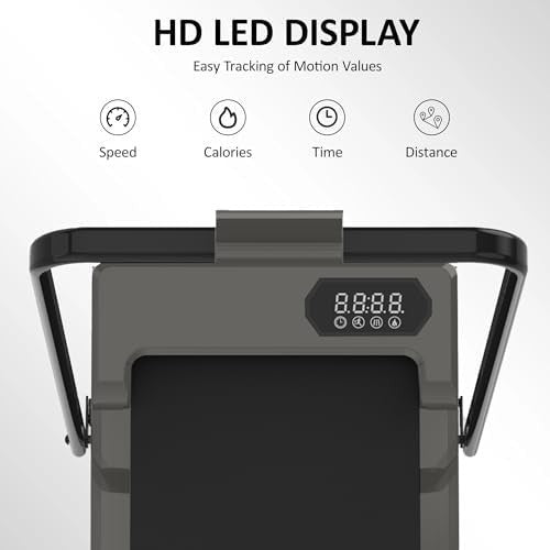 3-in-1 Walking Pad with Incline Portable Under Desk Treadmill LED Display Remote