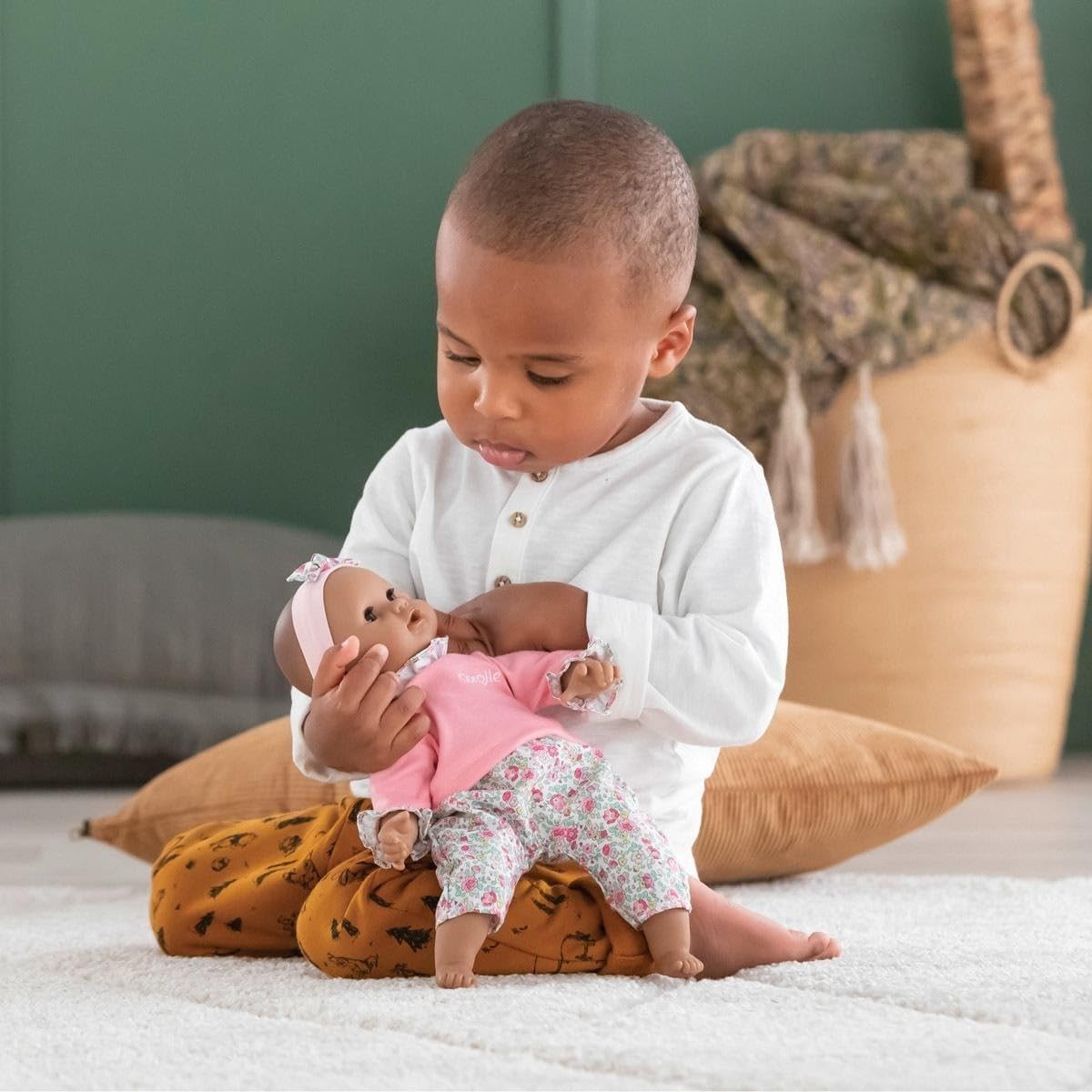 30cm Soft Baby Doll Sleeping Eyes Vanilla Scent Toddler Safe 18M+