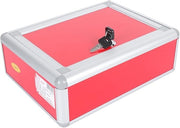 Lockable Red Suggestion Box – Wall Mount Mailbox for Letters, Complaints & Cards