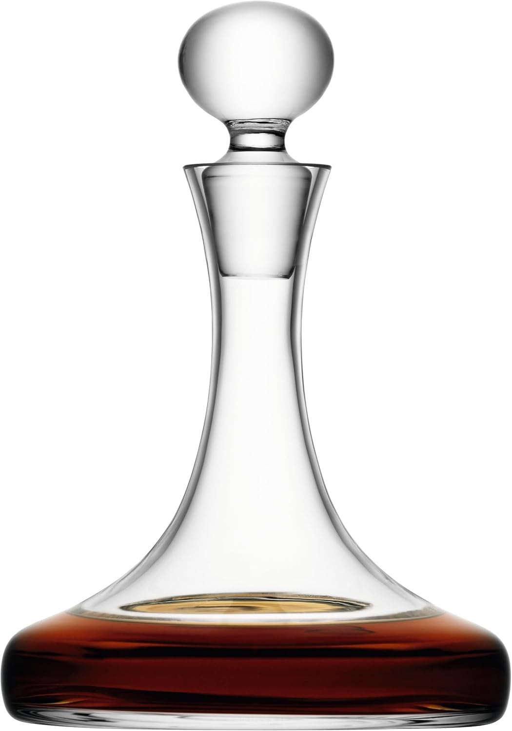 Luxury Mouthblown 1L Glass Ships Decanter – Hand-Crafted Carafe Gift for Home Ba