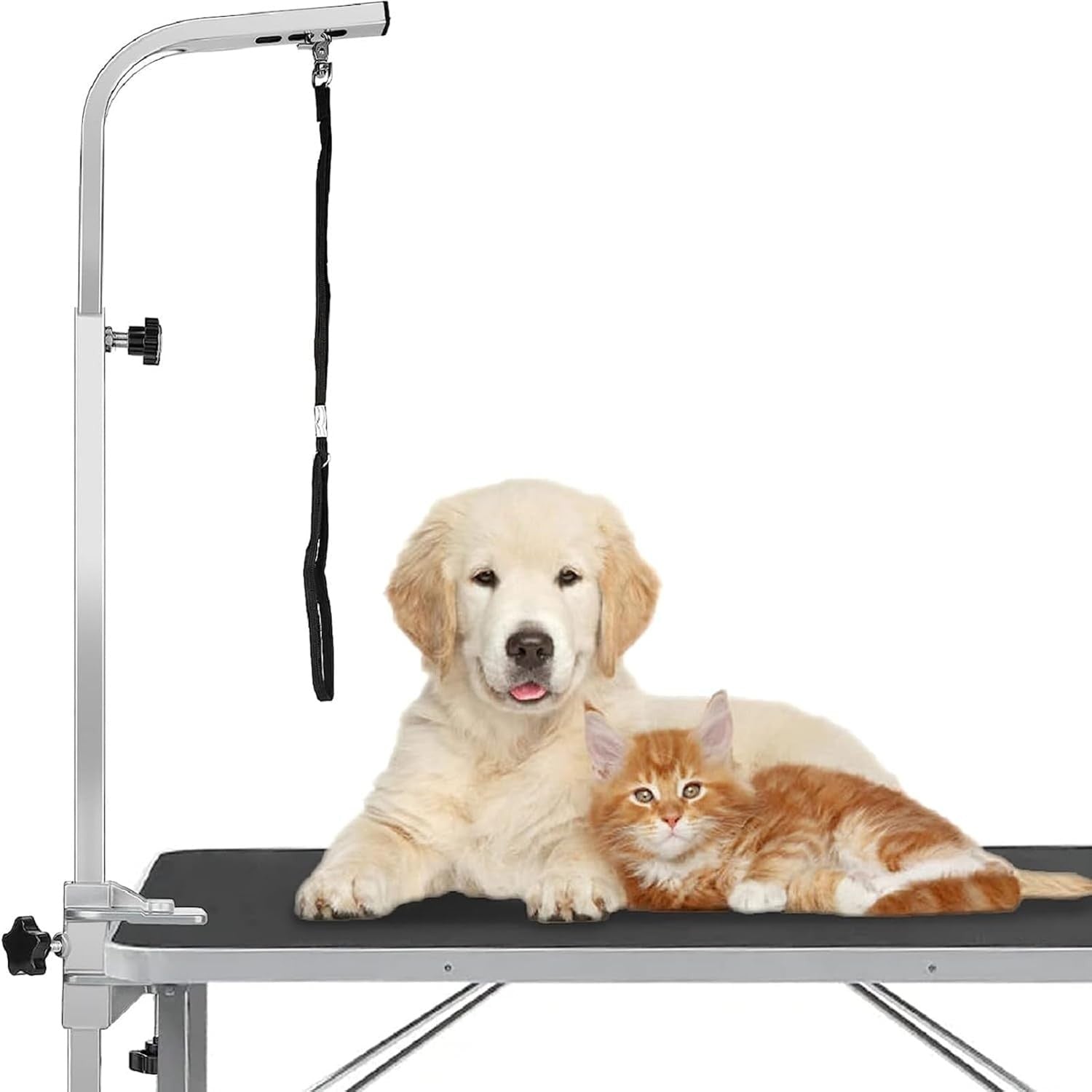Dog Grooming Arm Adjustable 60-105cm Clamp Harness Loop Holder