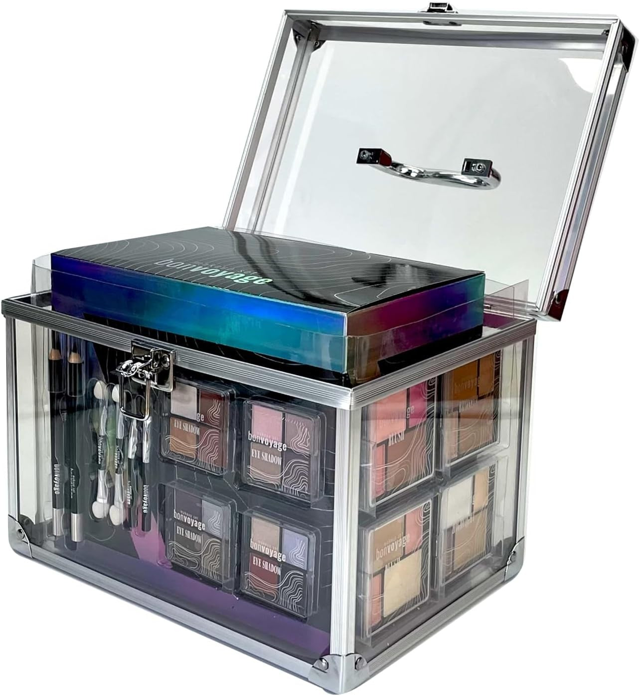 All In One Makeup Kit Portable Case Lipstick Eyeshadow Nail Set