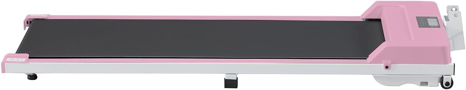 3-in-1 Walking Pad Treadmill 2.5HP Foldable Under Desk Quiet Shock-Absorb Pink