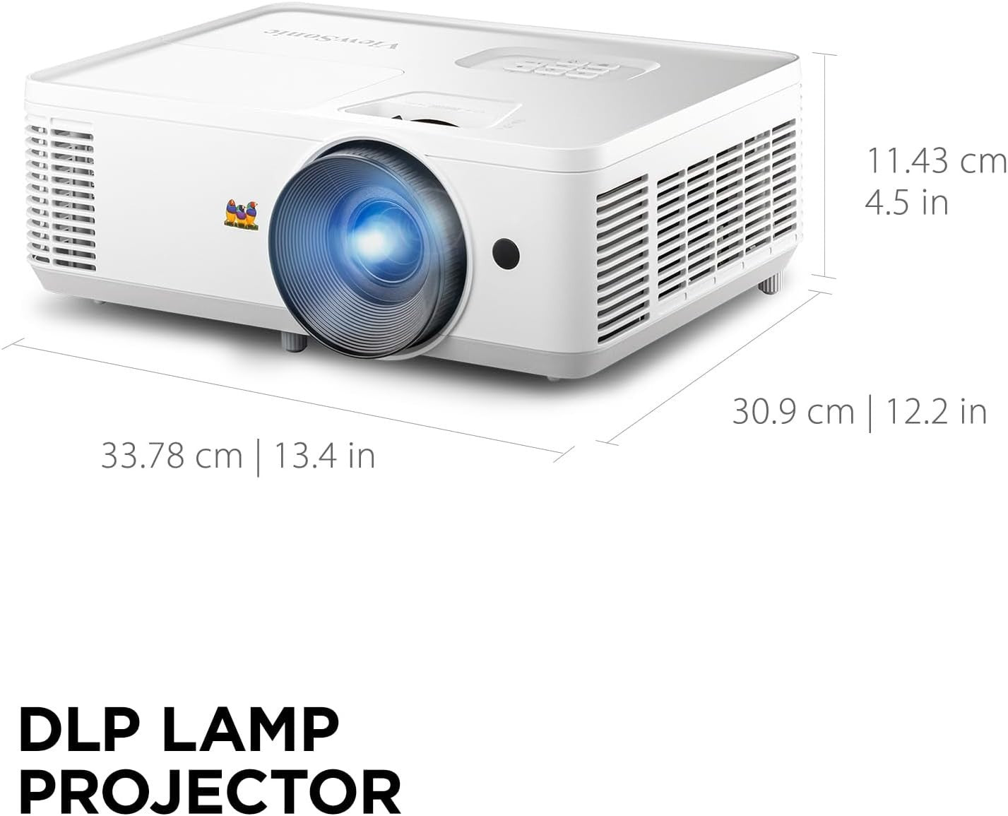 4000 ANSI 1080p Full HD Projector 300″ Screen Low Lag HDMI USB