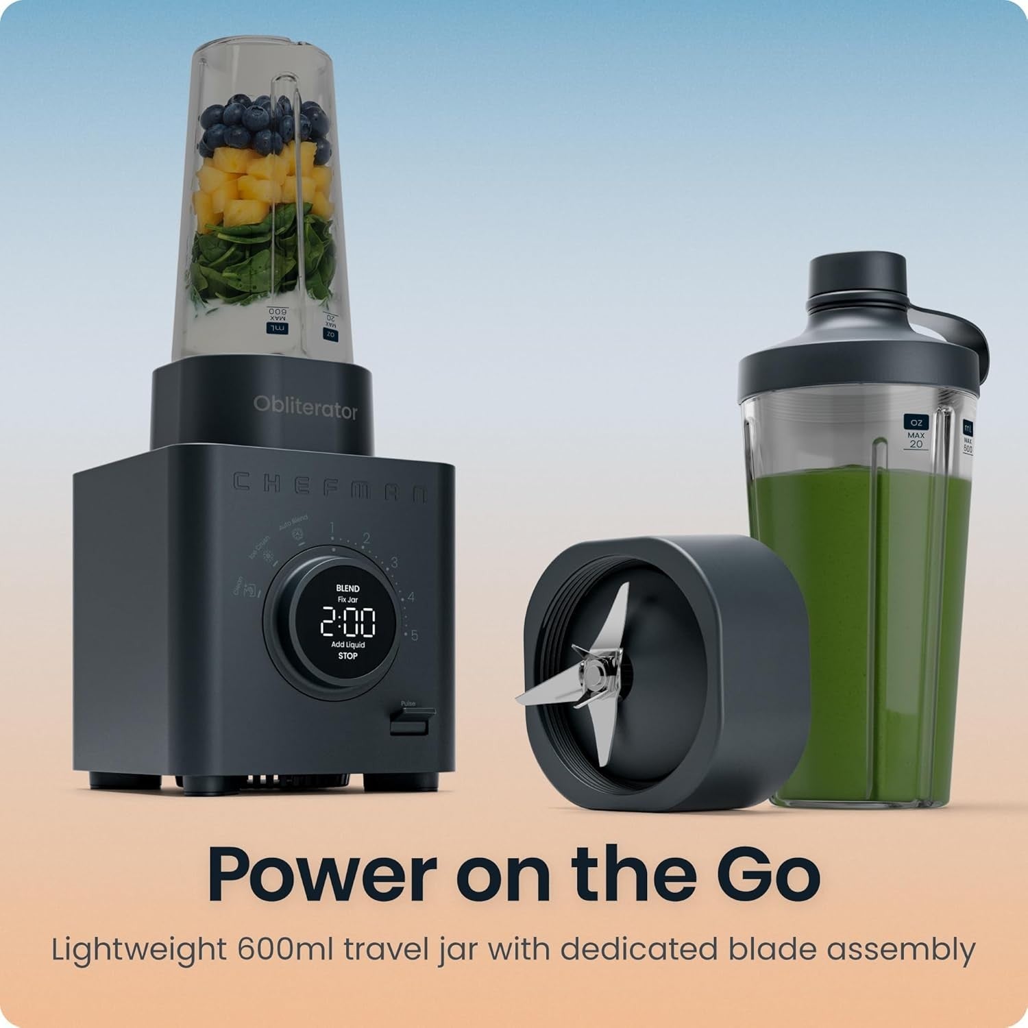 High Power Smoothie Blender 1300W Ice Crusher Nutri Food Processor