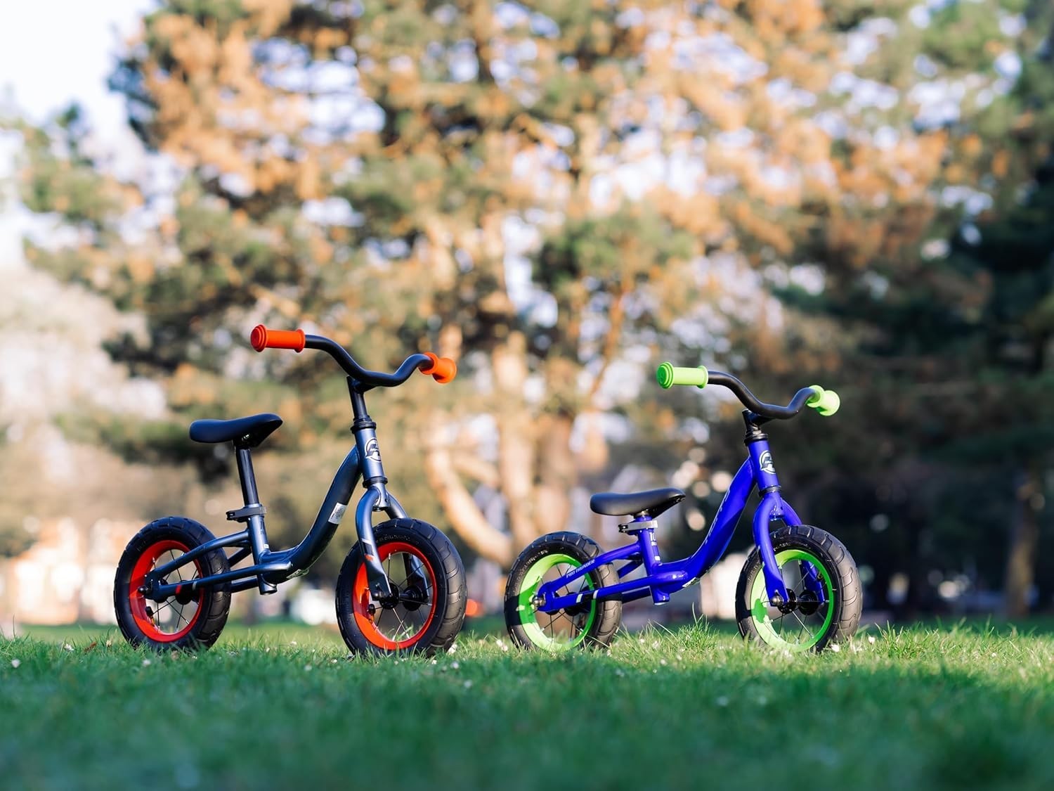 10 Inch Kids Balance Bike Adjustable Seat Handlebars Toddler Bicycle