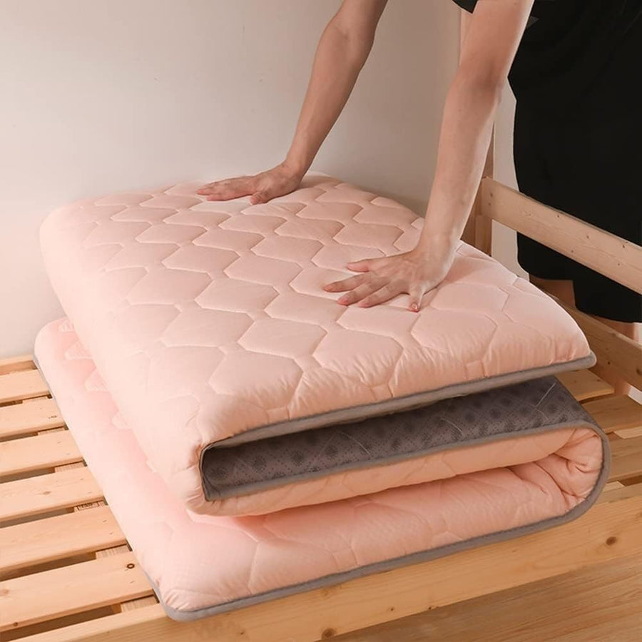 Portable Folding Japanese Futon Mattress Tatami Floor Bed Single Queen King