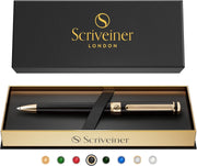 Luxury Black Gold Ballpoint Pen ✨ Smooth Refillable Executive Writing Tool