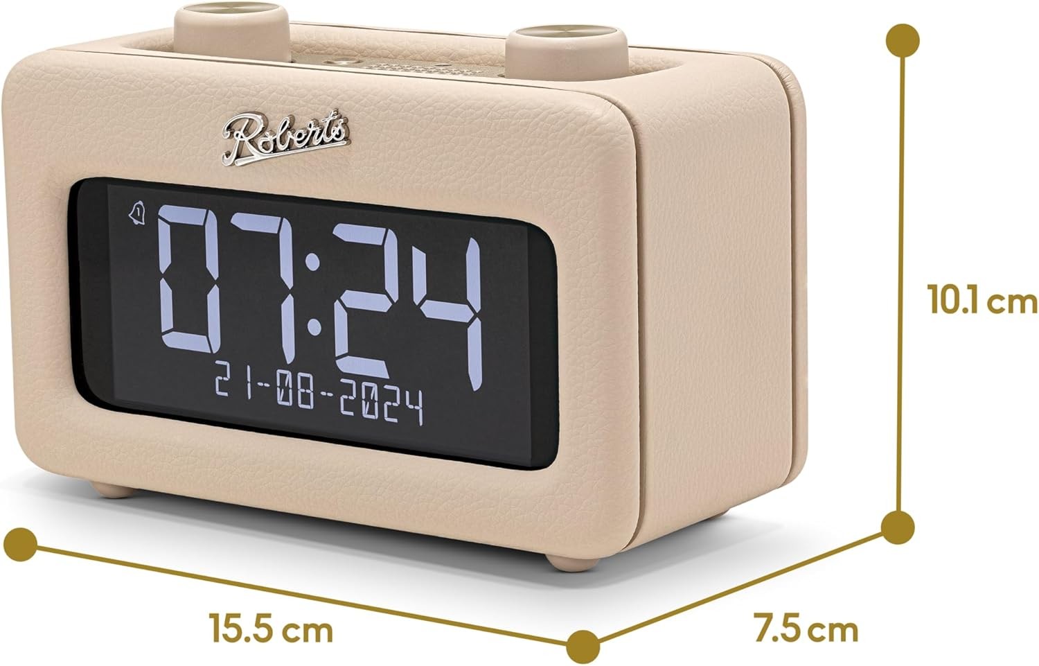 DAB Digital Alarm Clock Radio Bluetooth Bedside Speaker Dual