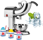 Commercial Ice Shaver Snow Cone Machine 350W Stainless Steel Countertop