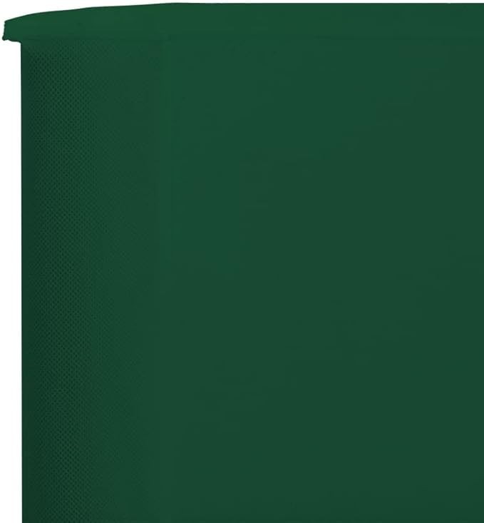 Green 3-Panel Wind Screen 400x120cm Outdoor Privacy Divider Garden Shelter