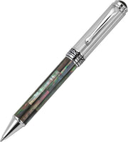 Limited Edition Ballpoint Pen Black Mother of Pearl Chrome