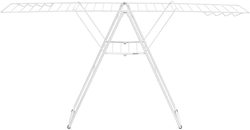 25m Clothes Airer Folding Indoor Drying Rack Stainless Steel Large Capacity