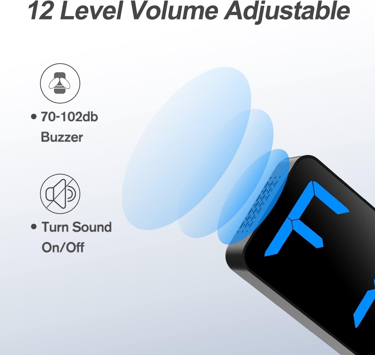 15" LED Gym Timer Digital Wall Clock Interval Stopwatch Countdown Remote