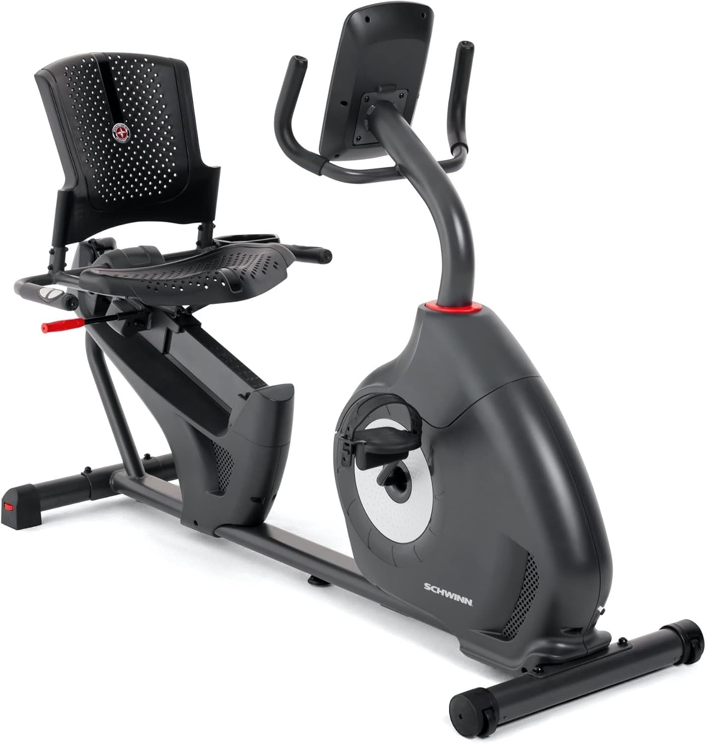 Recumbent Exercise Bike Magnetic Bluetooth LCD Quiet Lumbar Support Home Gym