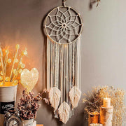 Boho Macrame Dream Catcher 30"x10" Handmade Wall Hanging Decor