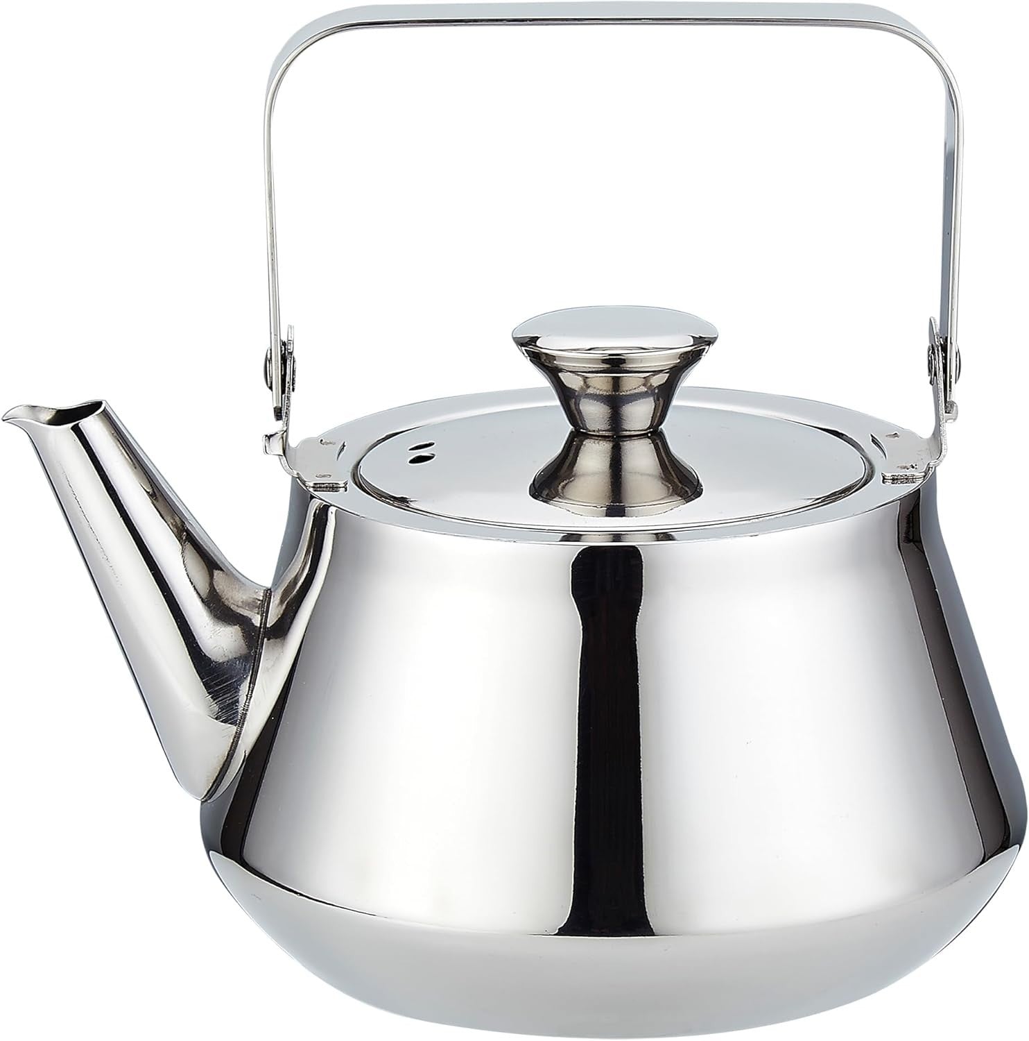 Stainless Steel Teapot 1.2L with Infuser Loose Leaf Tea Pot Silver