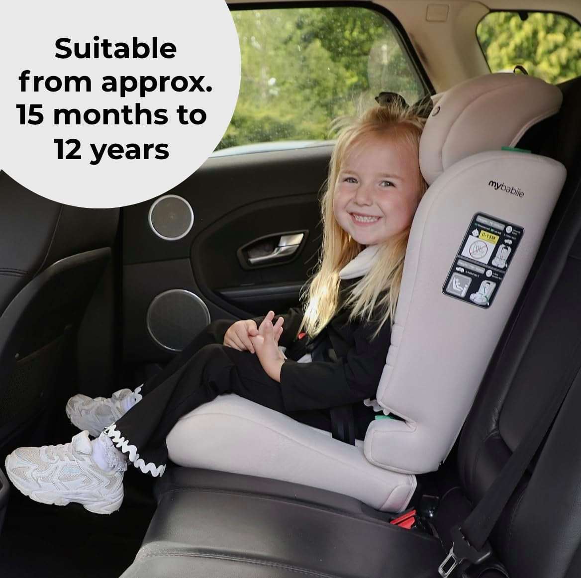 i-Size R129 Toddler to Booster Car 5-Point Harness 76–150cm
