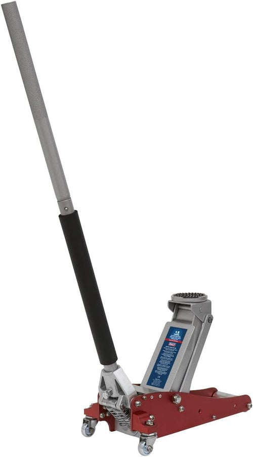 1.5 Ton Aluminium Steel Trolley Jack Rocket Lift 130–365mm Lightweight Quick