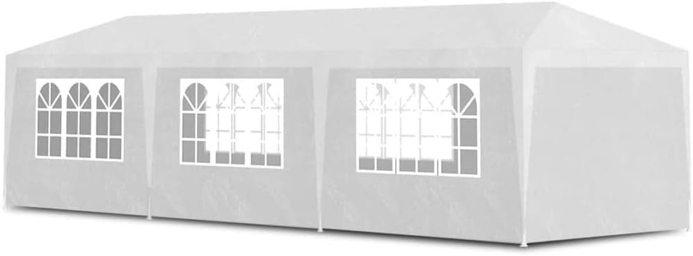 Large Garden Party Gazebo Pavilion Marquee Tent Waterproof UV Steel Frame