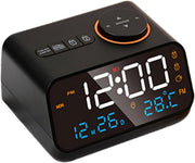 Large LED Digital Alarm Clock Dual Sleep Timer Sound Machine Dimmer