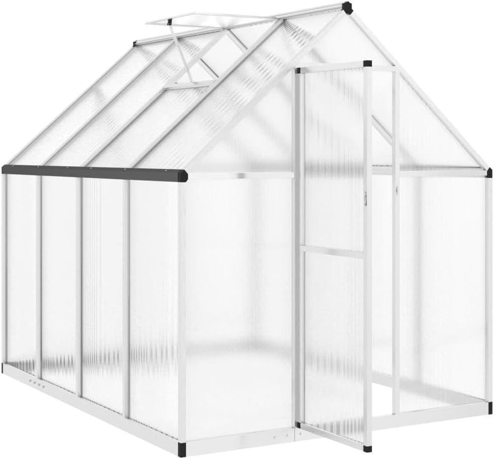 Aluminium Walk-In Greenhouse 224x169x195cm Polycarbonate Large Garden