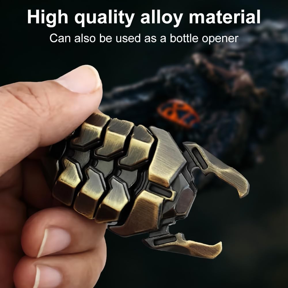 Metal Cockroach Fidget Slider Magnetic Push Card Stress Relief EDC Toy