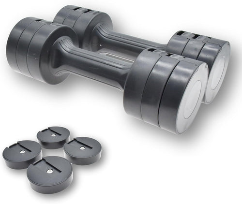 2.5KG Adjustable Dumbbell Set Quick Change Compact Non-Slip Home Gym
