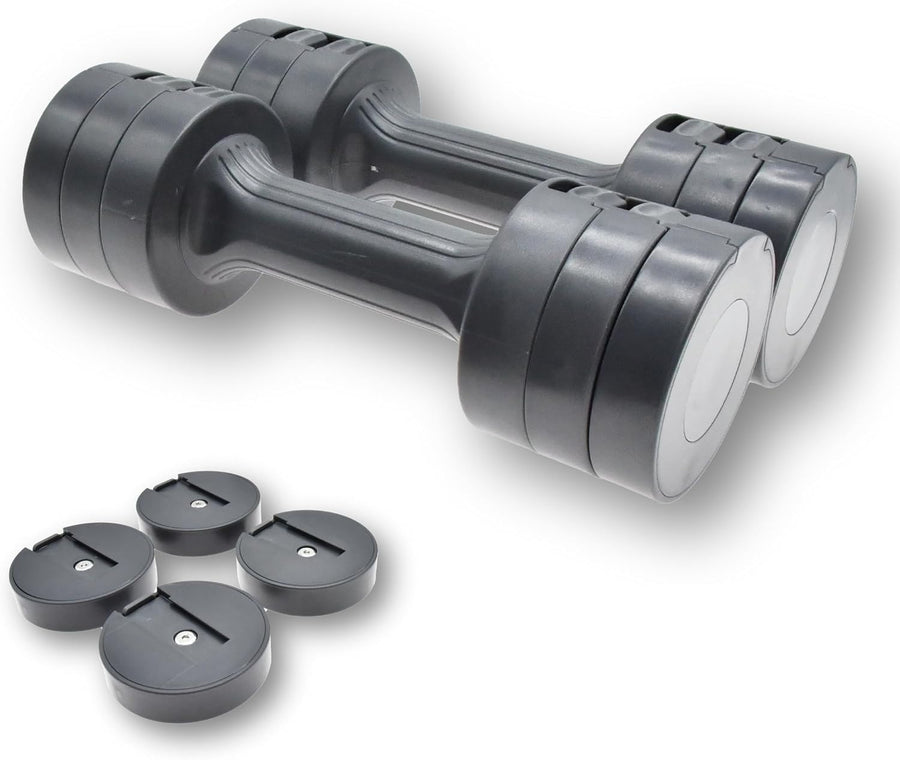 2.5KG Adjustable Dumbbell Set Quick Change Compact Non-Slip Home Gym