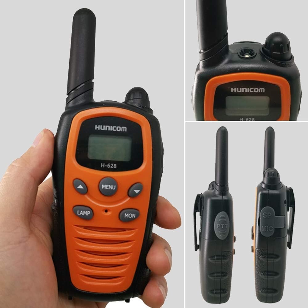 Long Range Walkie Talkies 5KM Two Way Radios + 3in1 Whistle Compass