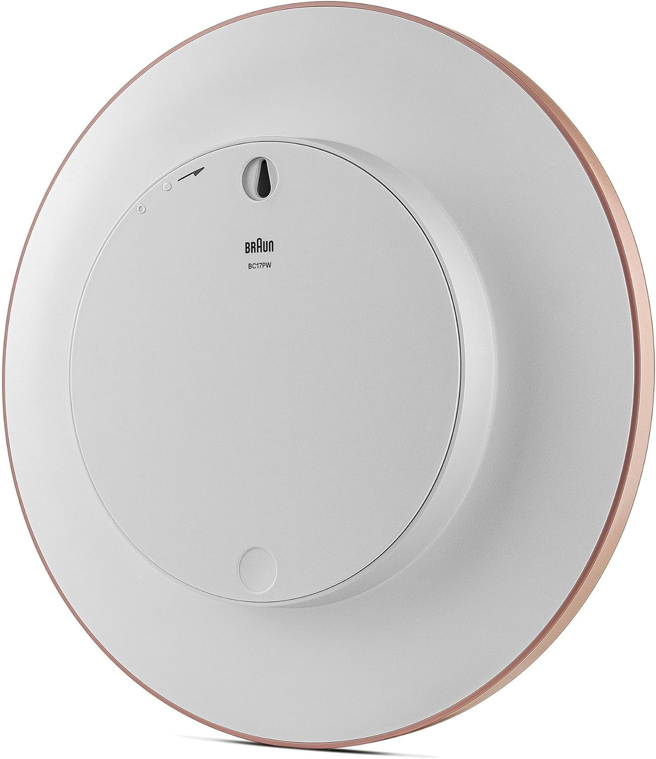 30cm Silent Sweep Wall Clock Modern Rose White Easy Read Minimalist Home Office