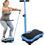 Vibration Plate with Handlebars 99 Speeds Bluetooth Lymphatic Trainer