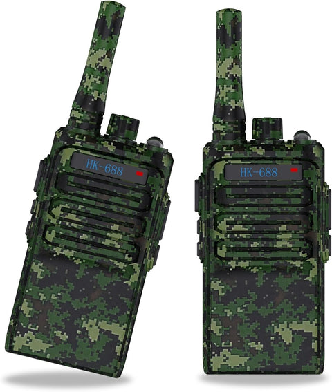 Kids Walkie Talkies Rechargeable 3KM Range 8 Channel VOX Flashlight Camo