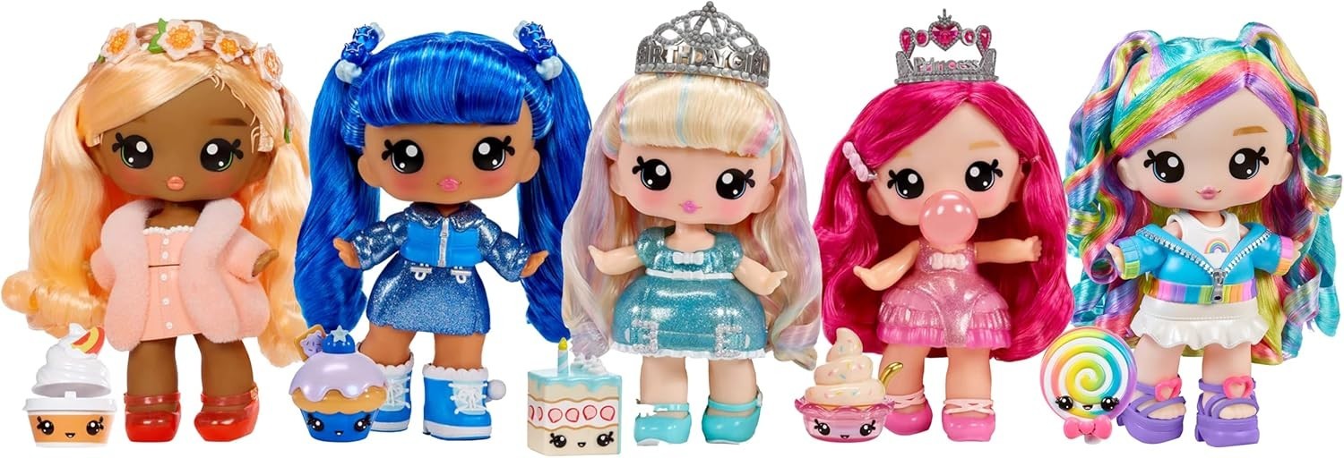 25cm Scented Doll DIY Lip Gloss Kit Num Nom Pet Playset
