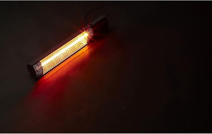 2000W Gold Halogen Outdoor Patio Heater Wall Mount Remote IP65 Waterproof