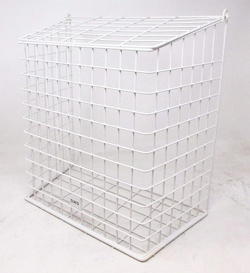 Large Letter Box Cage Guard with Flip Lid – Secure Mail Holder for Doors
