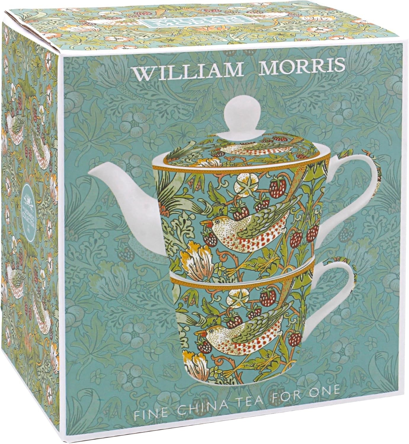 Tea for One Fine China Teapot Cup Set 400ml Floral Tea Gift Set