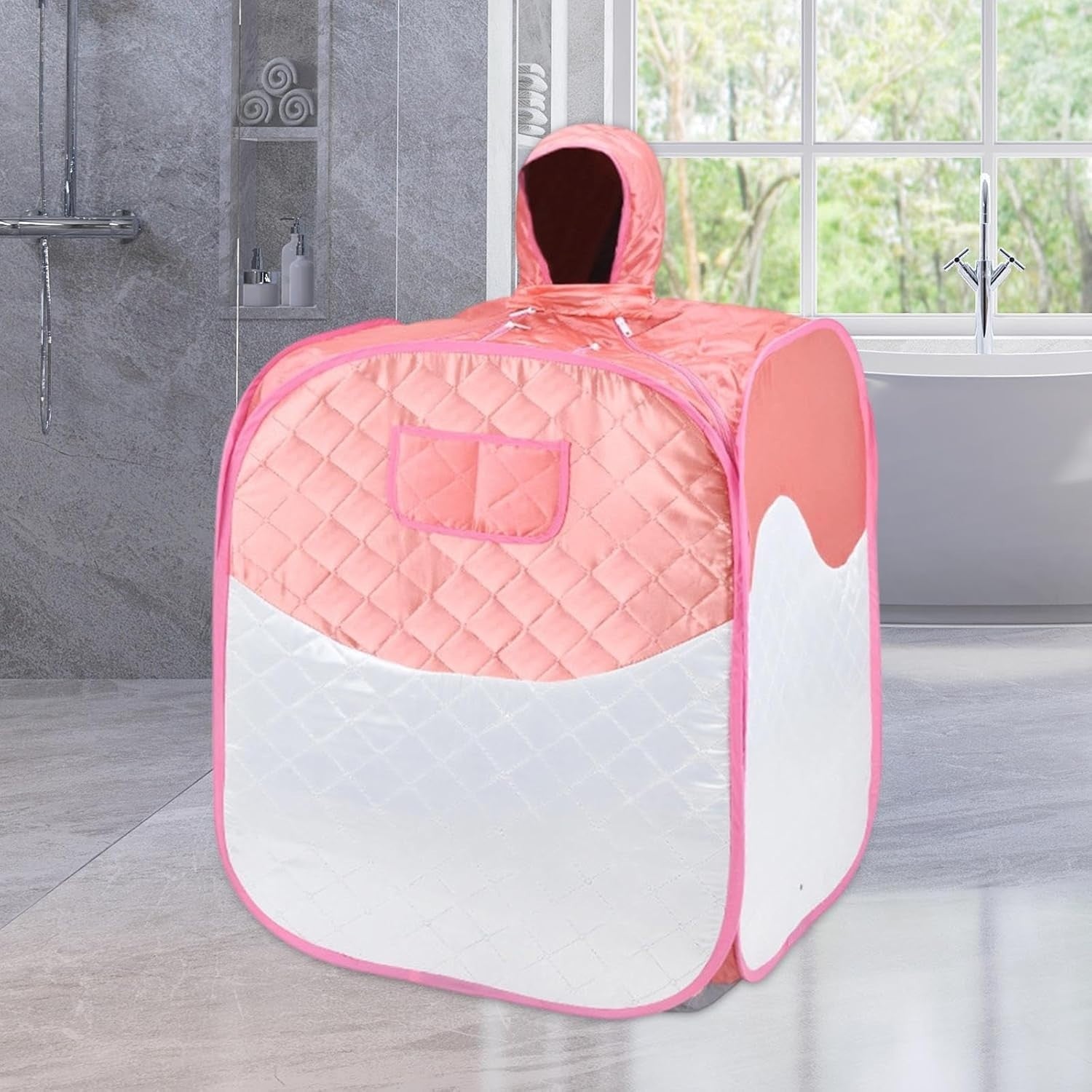 Portable Foldable Steam Sauna Tent w/ Thickened Fabric – Home & Travel