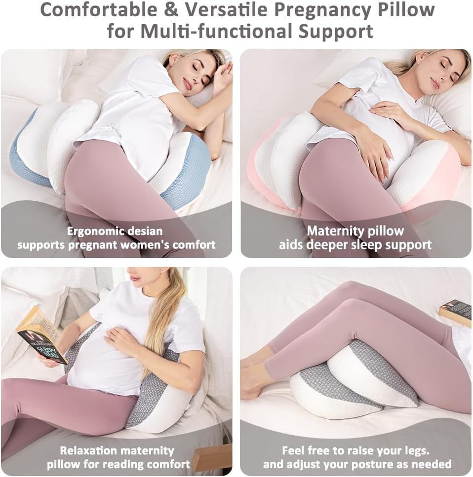 Portable Pregnancy Pillow Belly Support Adjustable Maternity Sleep Cushion
