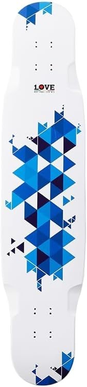 42" Aqua Longboard Skateboard Tapete Deck 7-Ply Canadian Maple