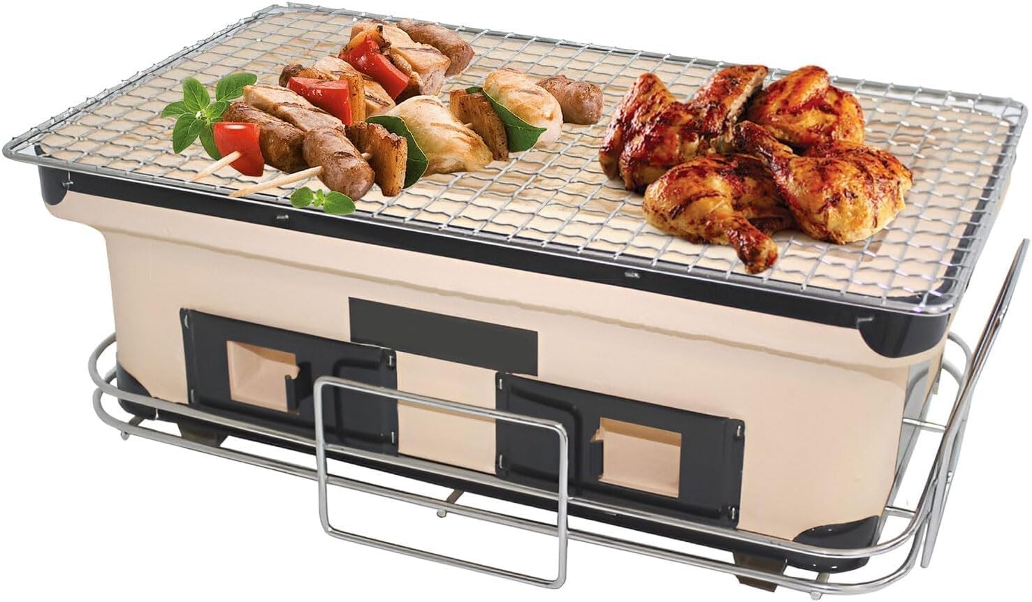 Clay Tabletop Charcoal BBQ Grill Portable Yakitori Japanese Style Stove